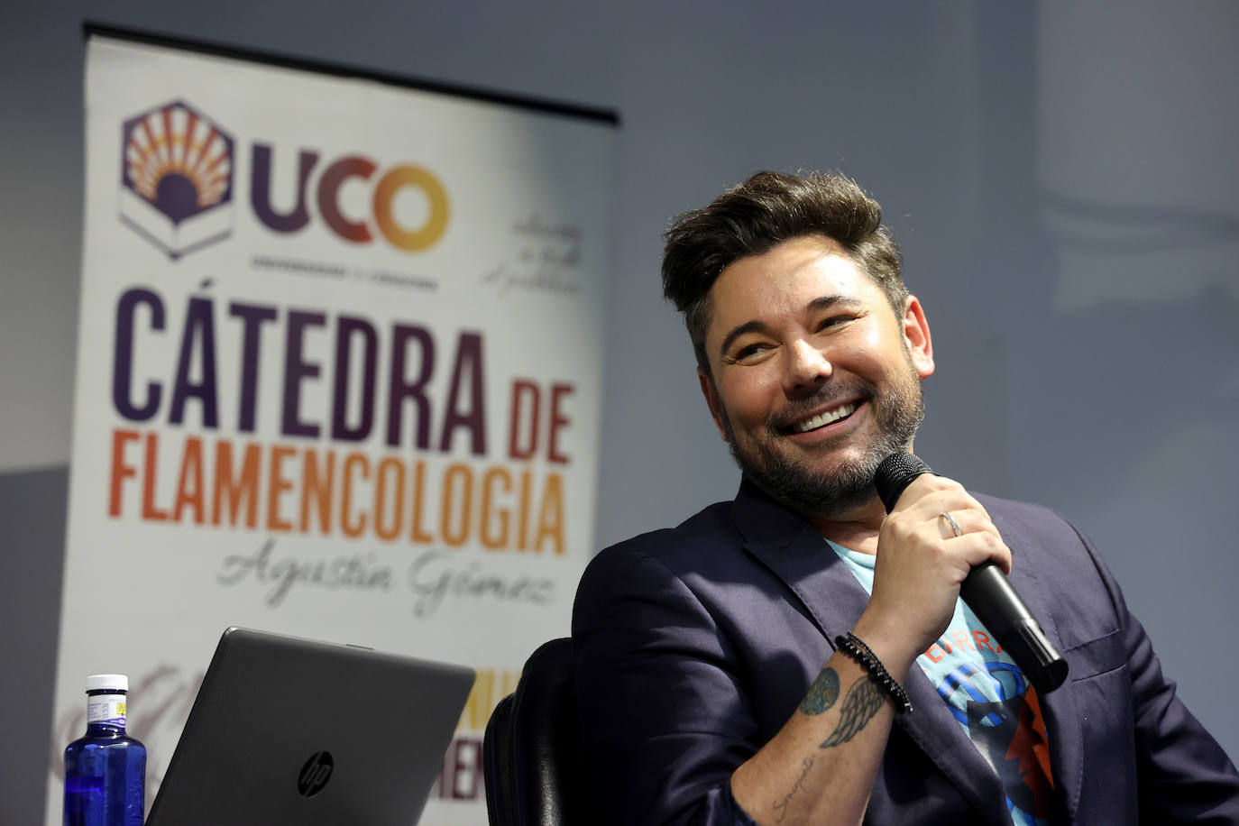 Miguel Poveda inaugura la Cátedra de Flamencología, en imágenes