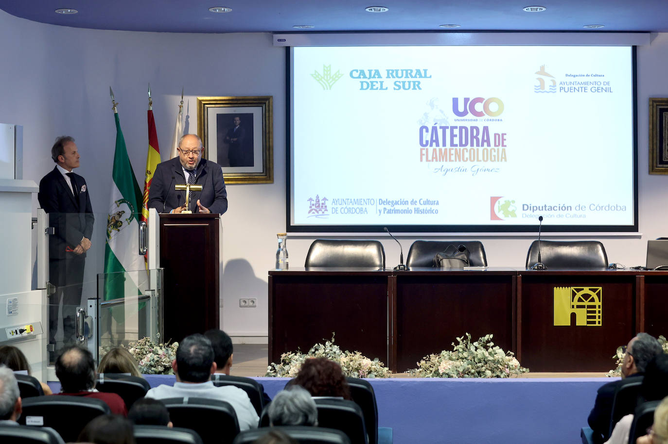 Miguel Poveda inaugura la Cátedra de Flamencología, en imágenes