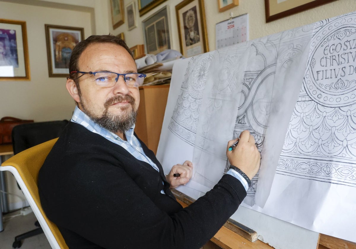 El artista Javier Sánchez de los Reyes