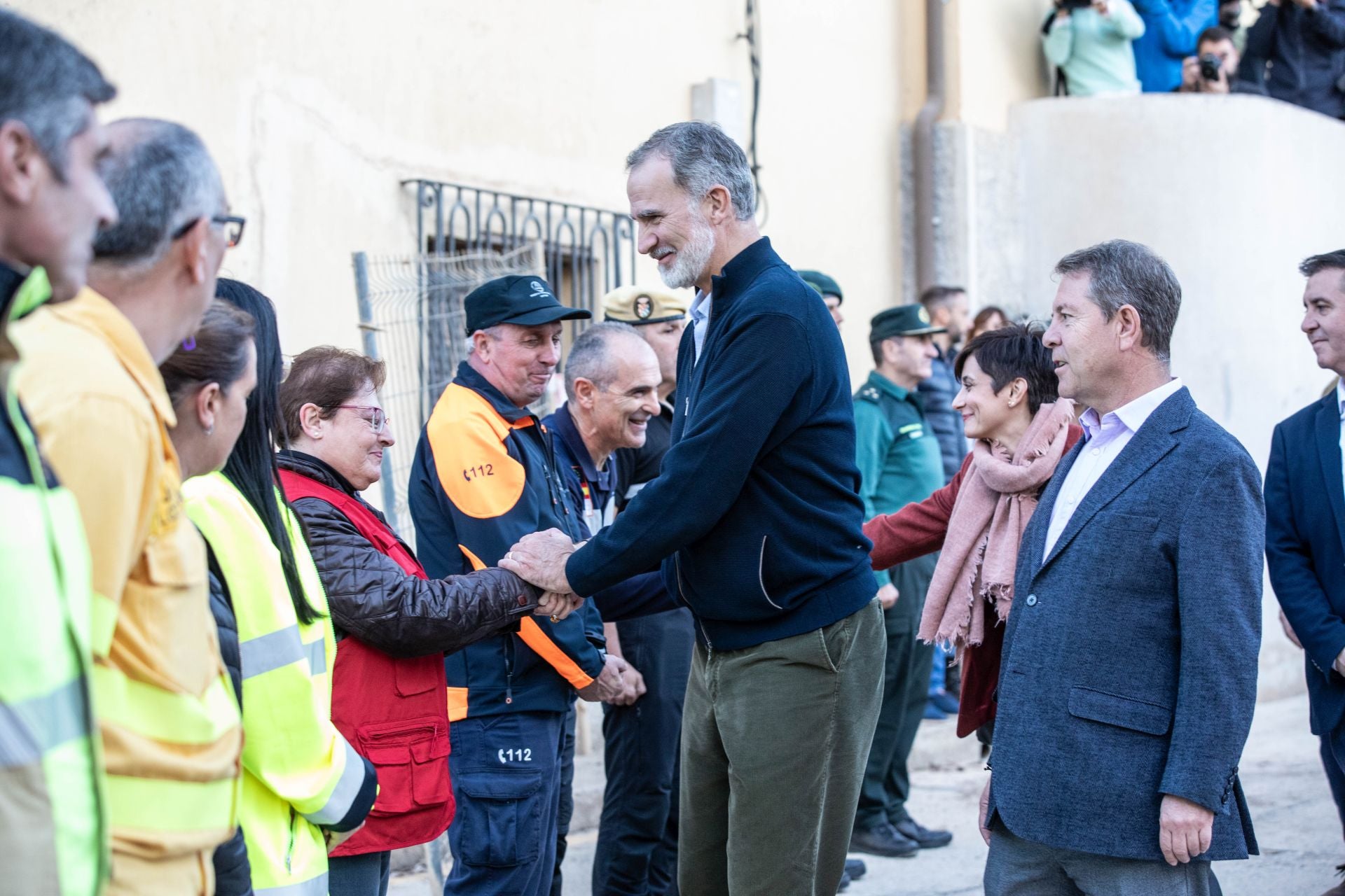 Las imágenes del multitudinario recibimiento a los Reyes en Letur