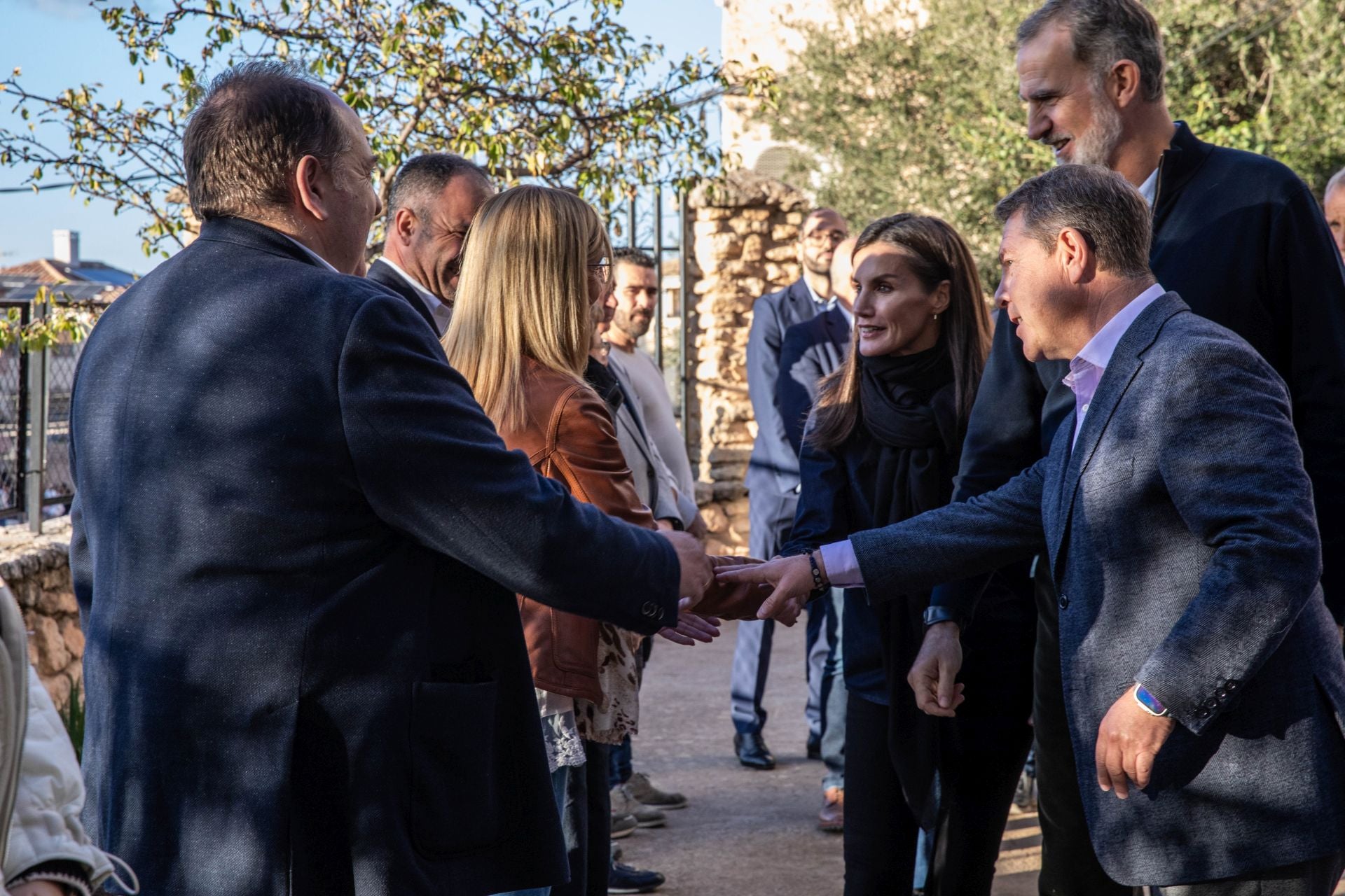 Las imágenes del multitudinario recibimiento a los Reyes en Letur