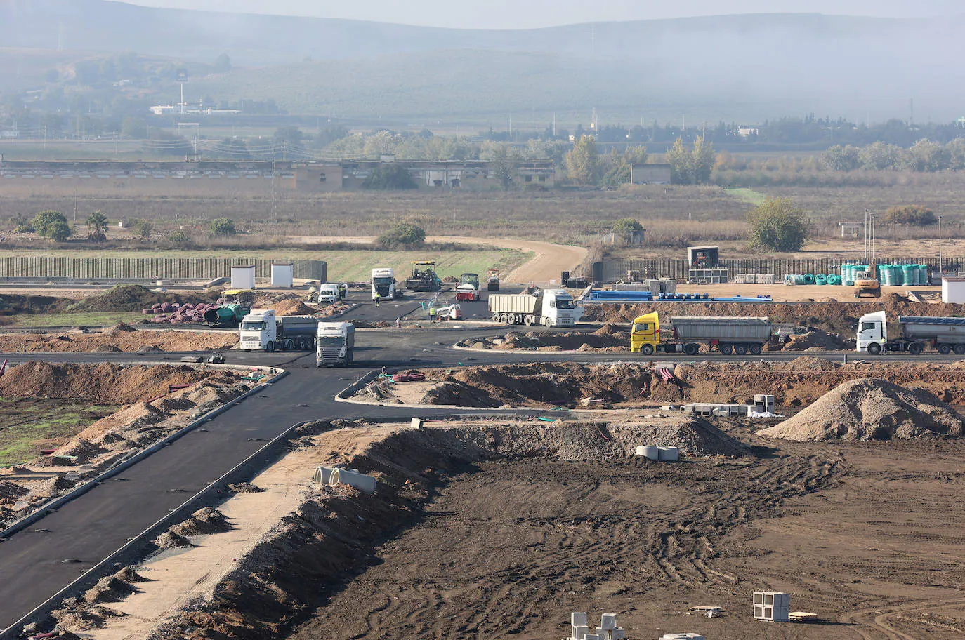 La obra de la Base Logística del Ejército de Tierra en Córdoba, en imágenes