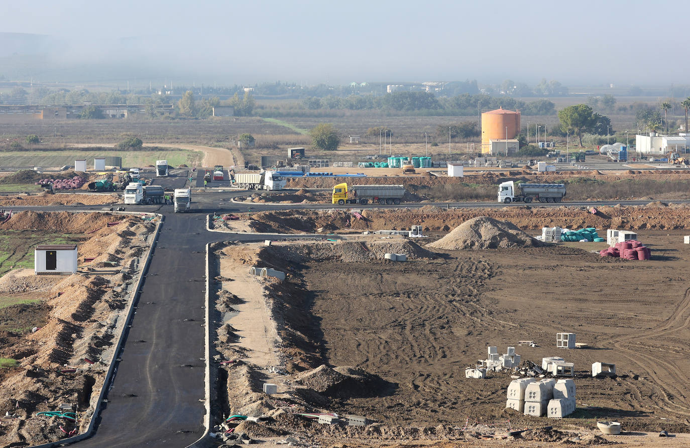 La obra de la Base Logística del Ejército de Tierra en Córdoba, en imágenes