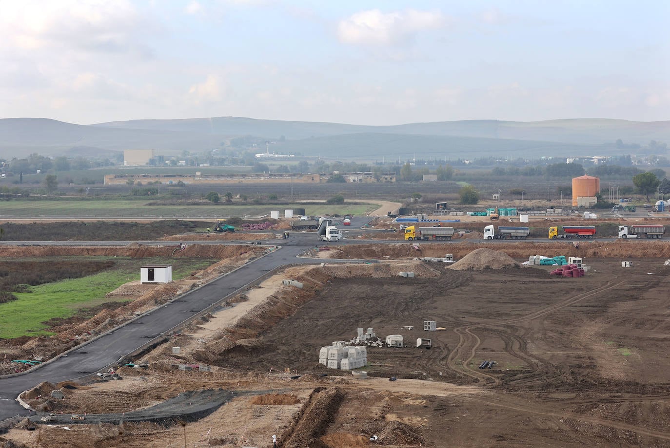 La obra de la Base Logística del Ejército de Tierra en Córdoba, en imágenes