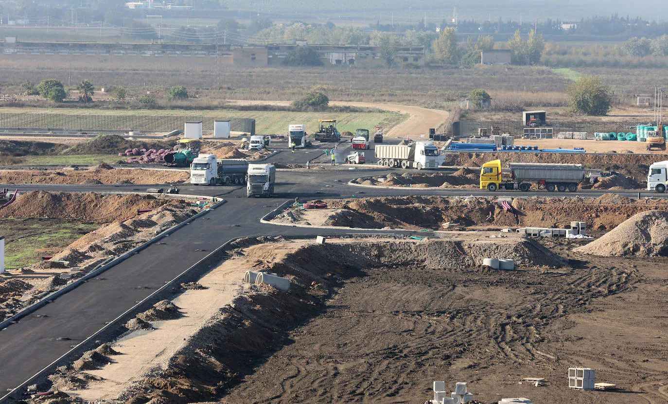 La obra de la Base Logística del Ejército de Tierra en Córdoba, en imágenes