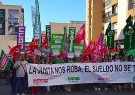 Los principales sindicatos sanitarios de Andalucía denuncian en las calles la «inaceptable inacción» de la Consejería