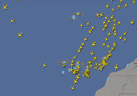 El espacio aéreo canario está llegando a su límite y «empezando a sufrir  saturaciones»