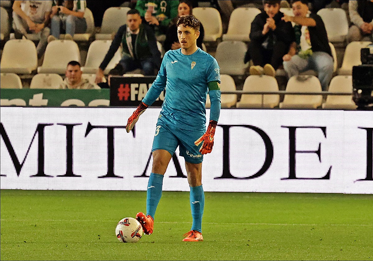 Carlos Marín durante el partido ante el Real Zaragoza