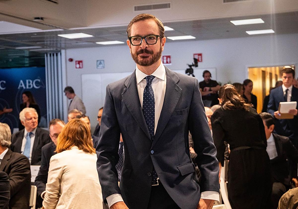 Javier Maroto, vicepresidente del Senado, en un desayuno informativo en la Casa de ABC