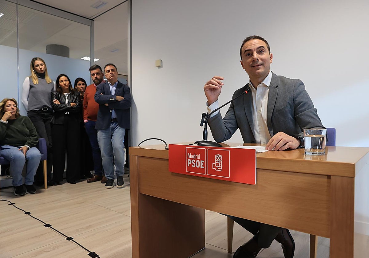 El hasta el miércoles secretario general del PSM Juan Lobato