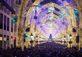 Así es el sorprendente alumbrado de la calle Larios de Málaga de este 2024