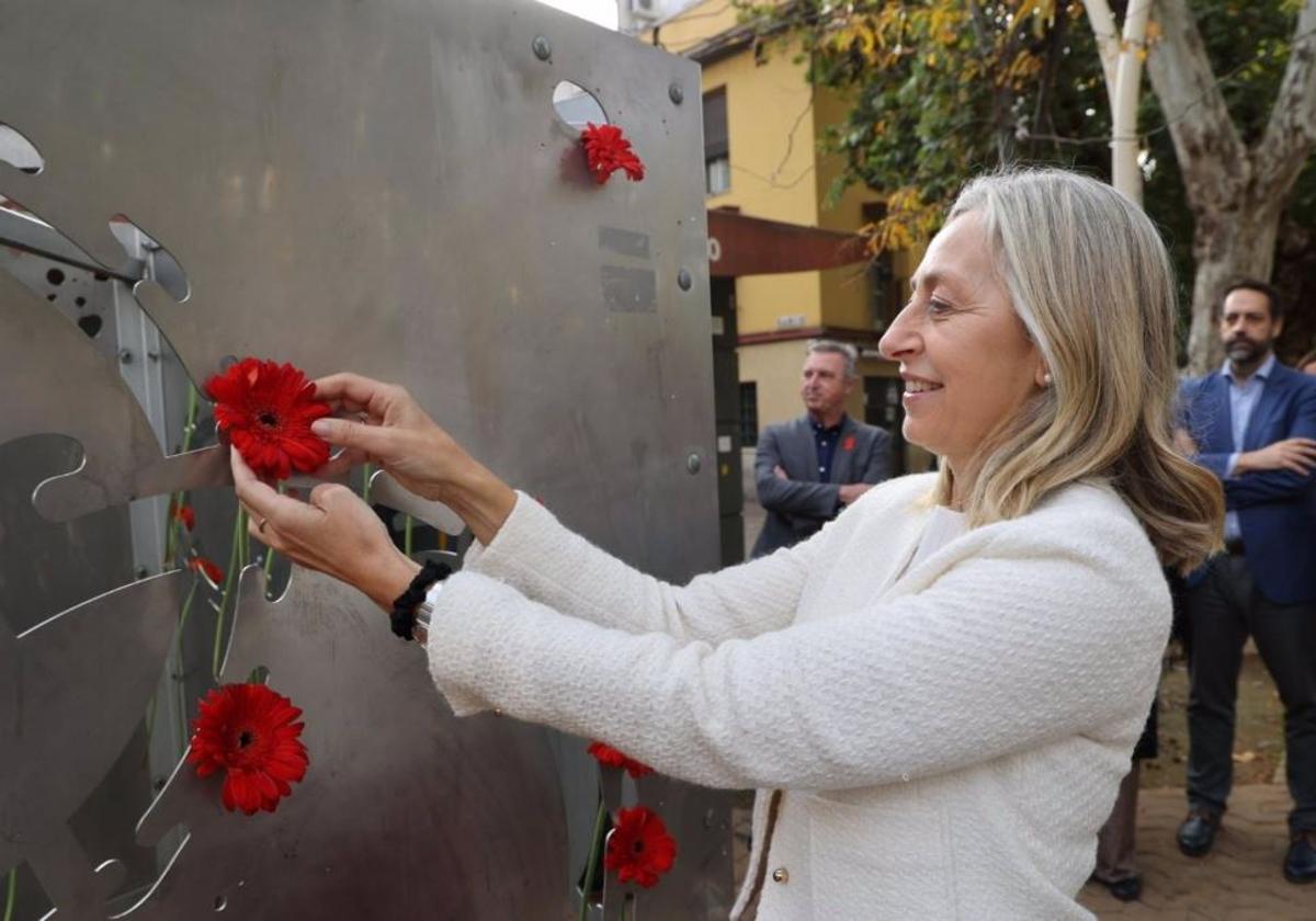 Rocío Hernández, durante el acto de este viernes