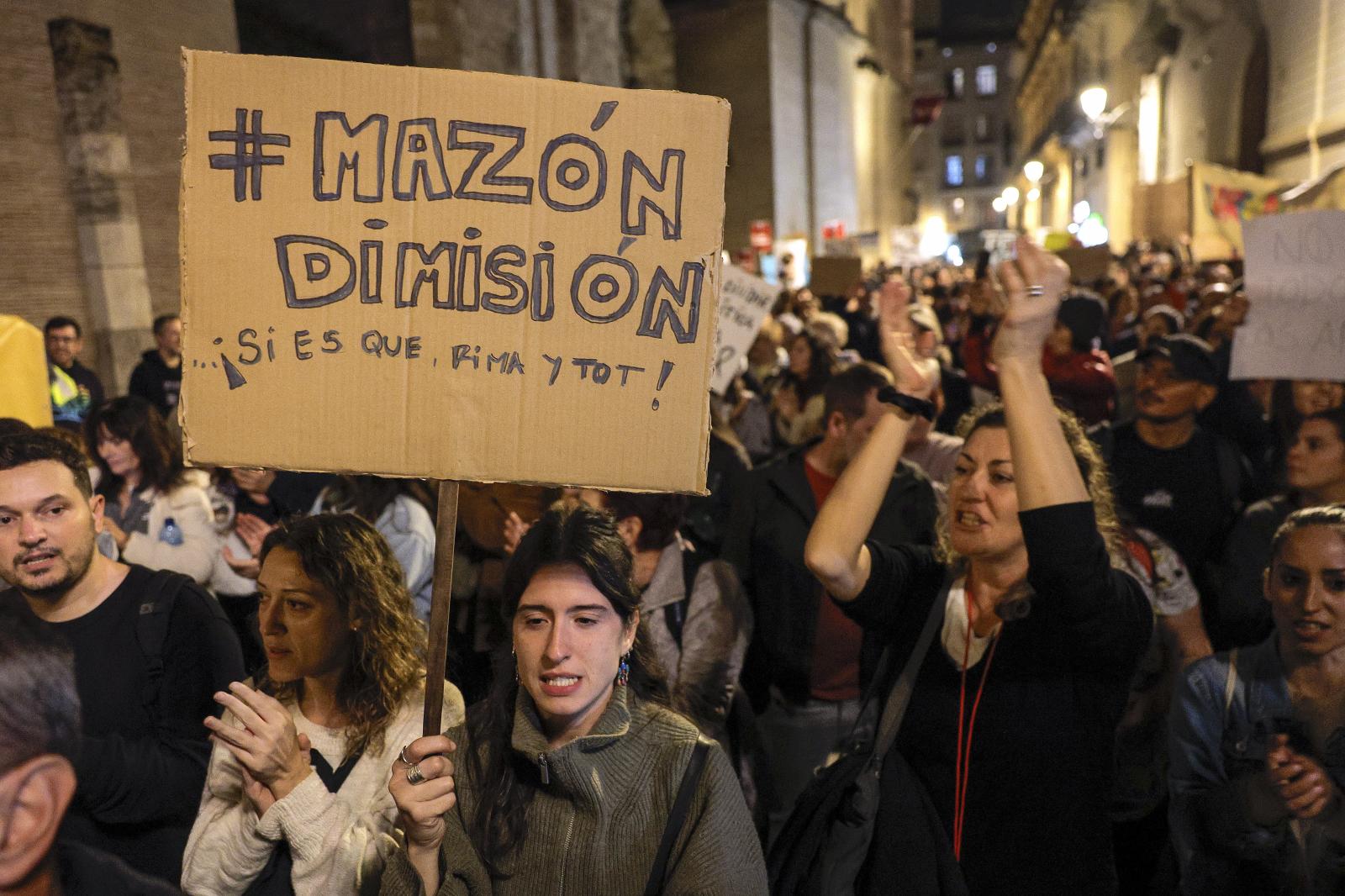 La manifestación en Valencia contra la gestión política de la DANA, en imágenes