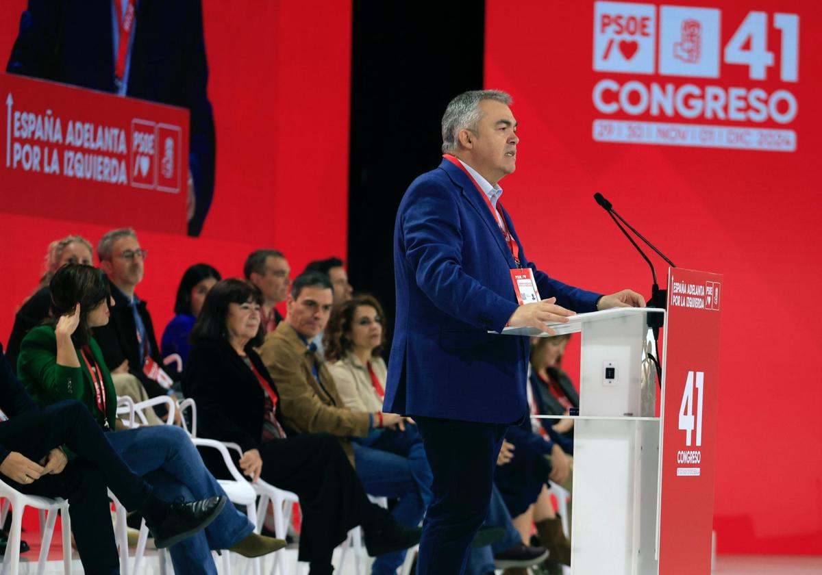 El secretario de Organización del PSOE, Santos Cerdán