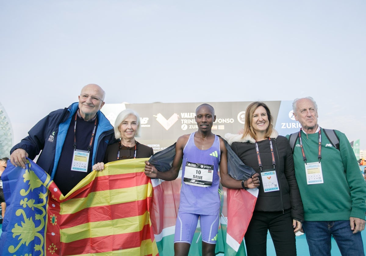 Juan Roig, este domingo en la Maratón de Valencia