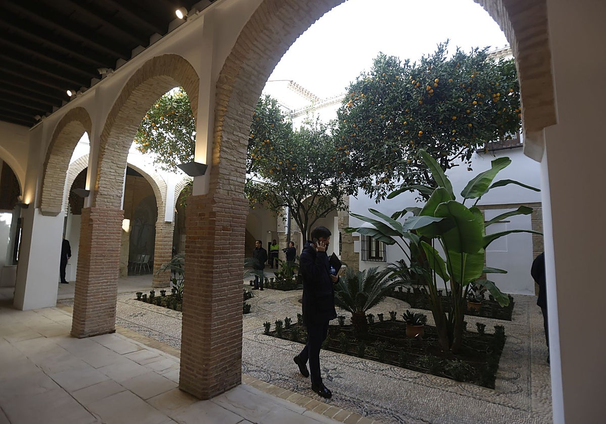 Uno de los patios del restaurado Archivo Municipal de Córdoba