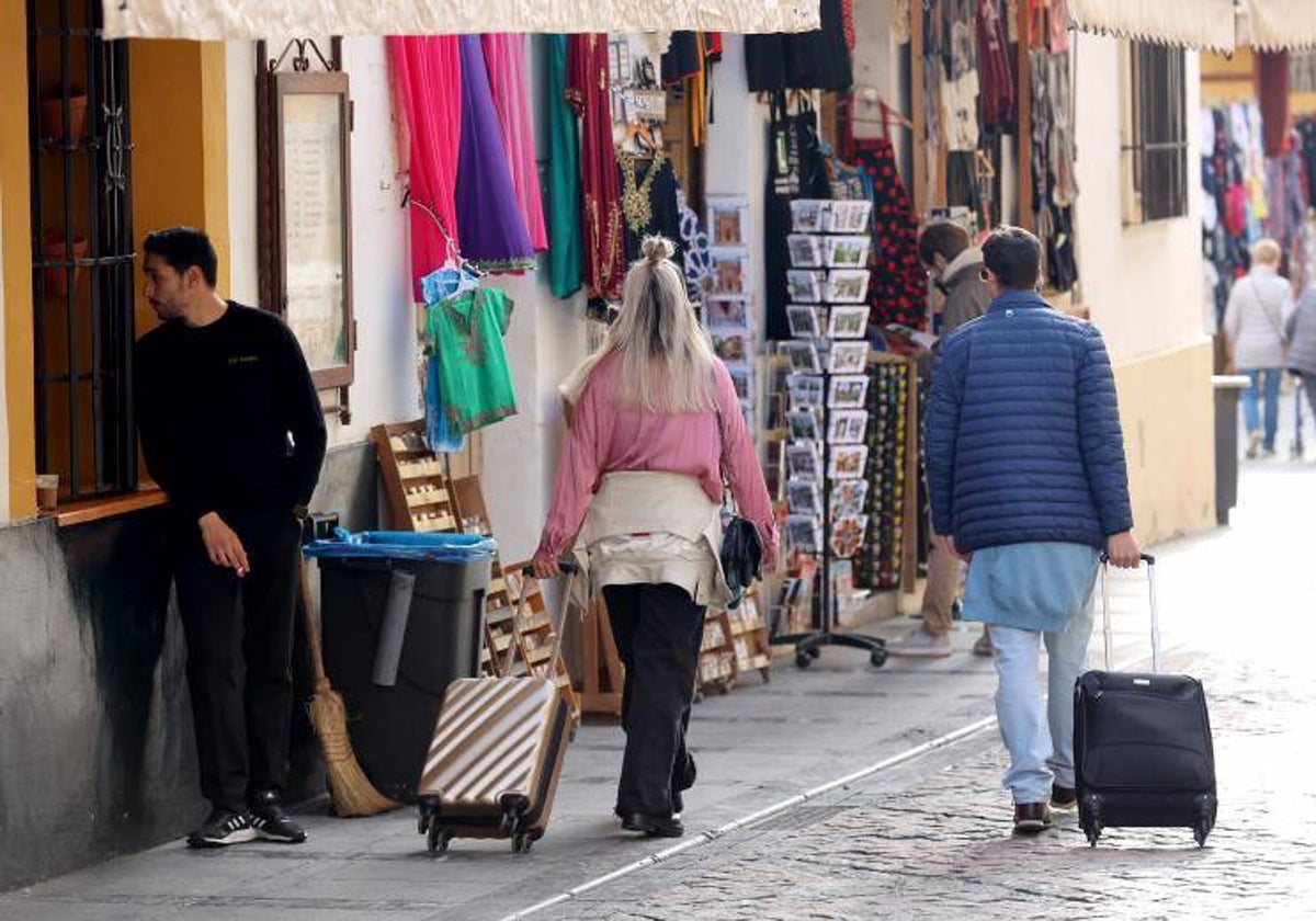 Turistas en las calles de Córdoba