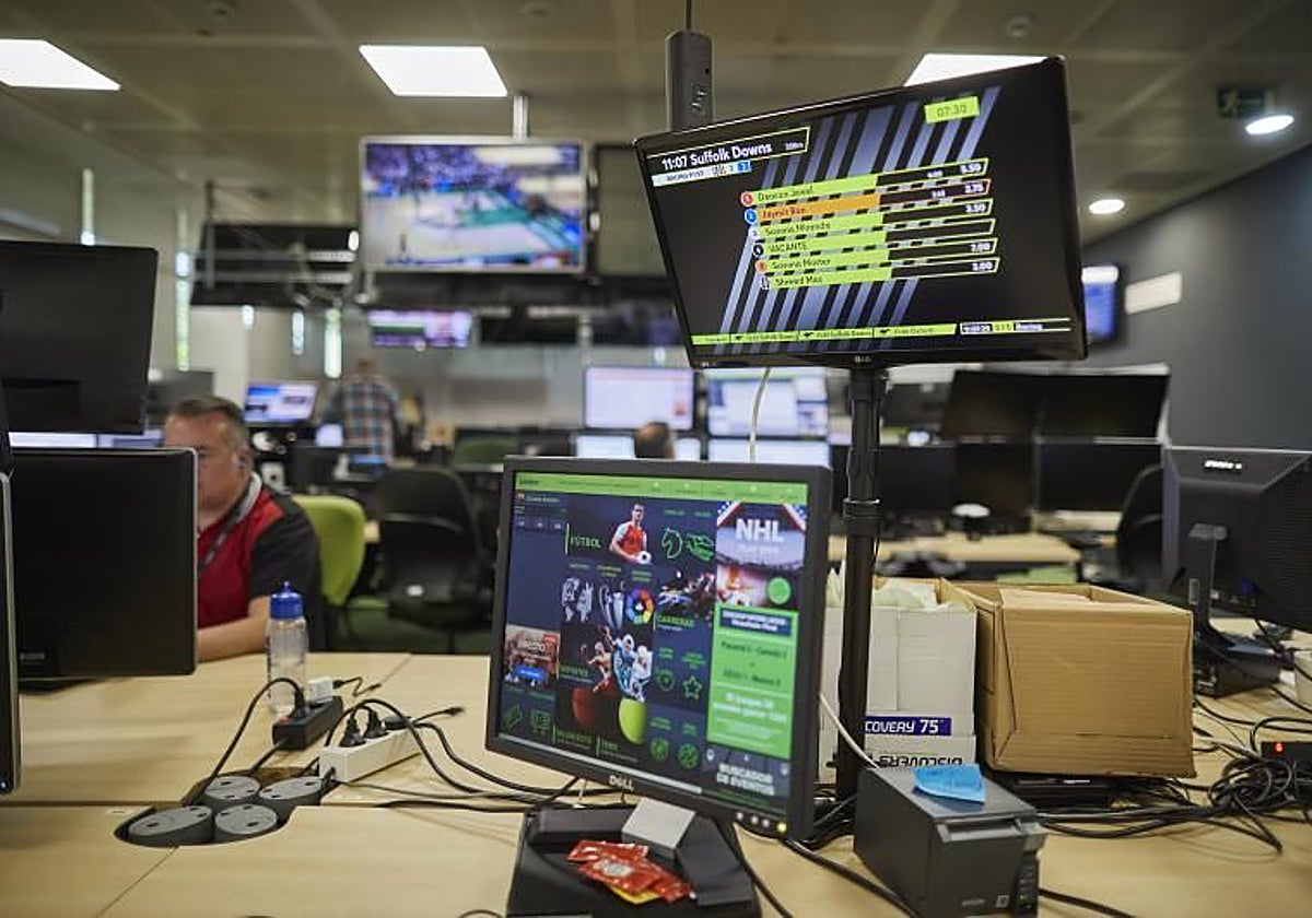 Imagen de archivo de apuestas deportivas