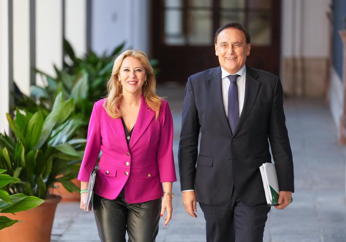 Carolina España y José Carlos Gómez Villamandos