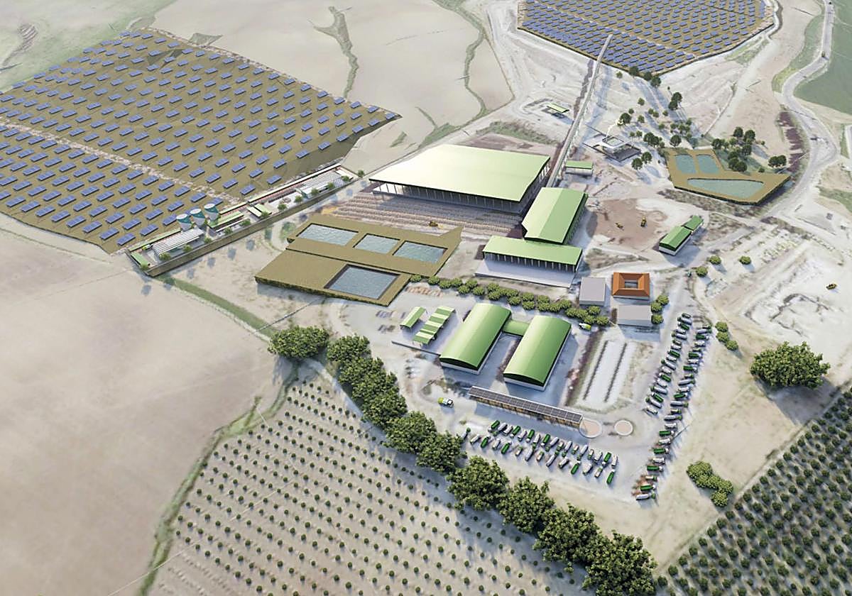 Infografía de la imagen que ofrecerá el Complejo del Lobatón cuando se desarrolle todo el proyecto 'Sadeco 5.0'