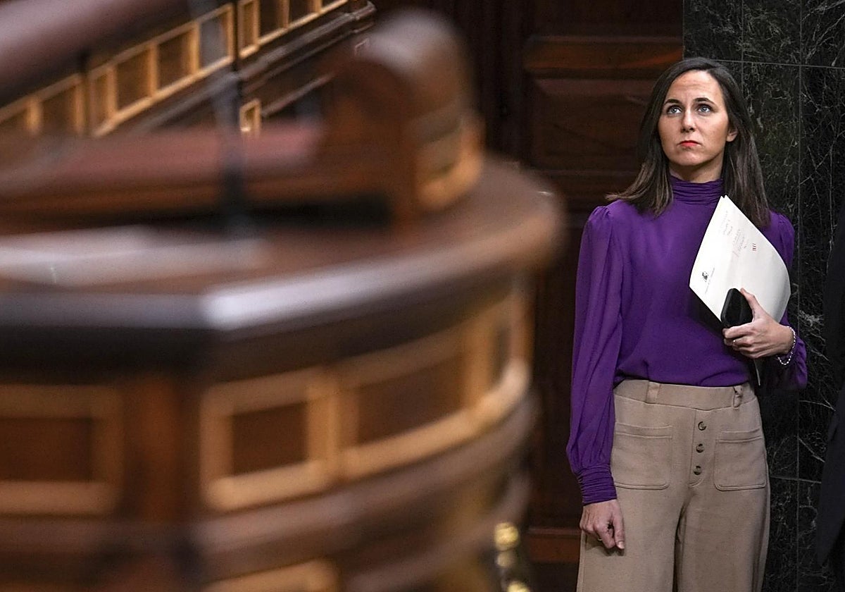 La secretaria general de Podemos y portavoz en el Congreso, Ione Belarra