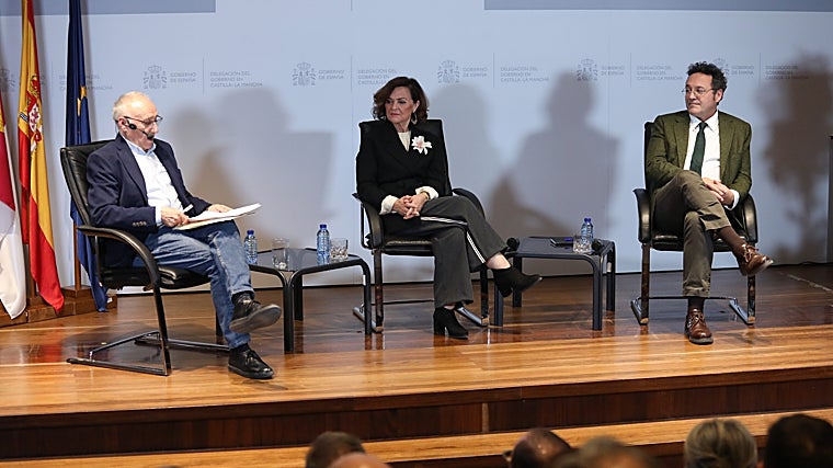 Carmen Calvo y García Ortiz durante el acto celebrado en Toledo