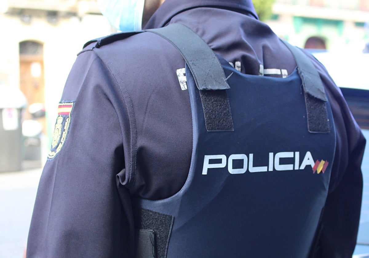 Un agente de la Policía Nacional, en una imagen de archivo