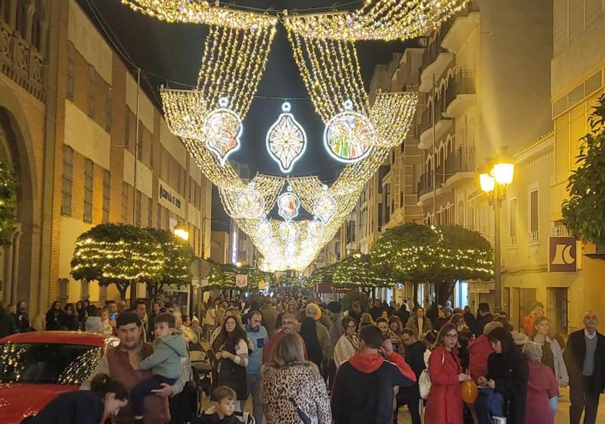 Luces navideñas de Puente Genil.