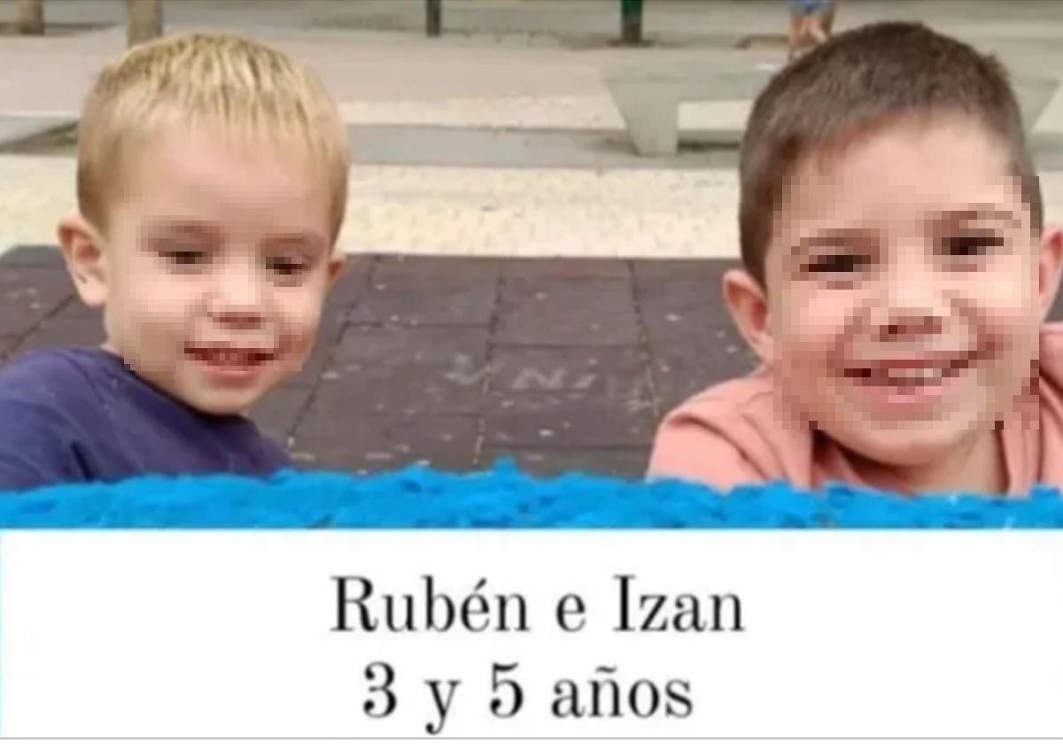 Imagen de Izan y Rubén, fallecidos por la DANA en Valencia