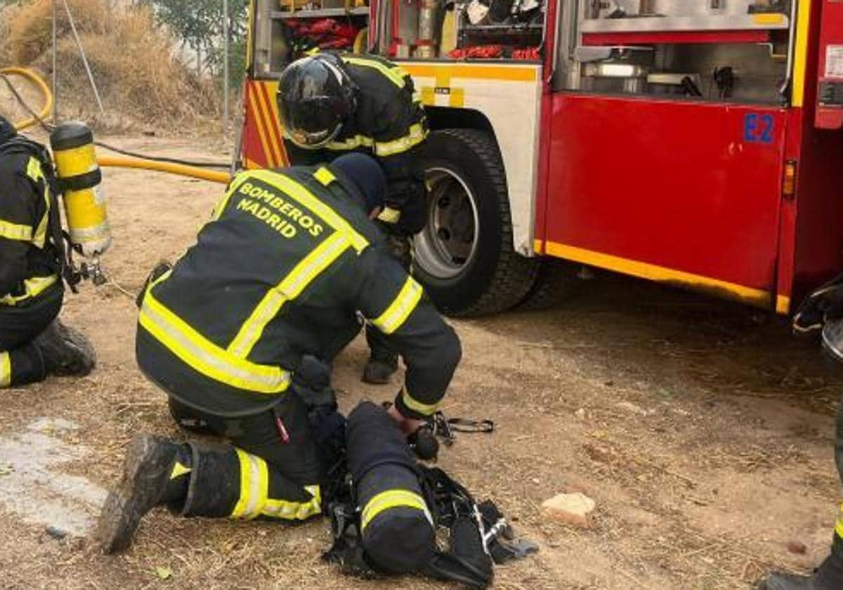 Imagen de archivo de bomberos del Ayuntamiento de Madrid