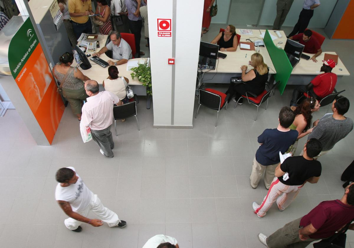 Imagen de una oficina del Servicio Andaluz de Empleo