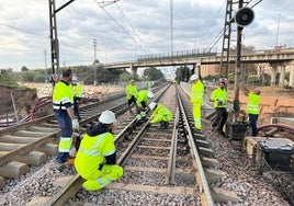 Valencia y Catarroja recuperan la conexión por tren el 10 de diciembre tras los daños de la DANA