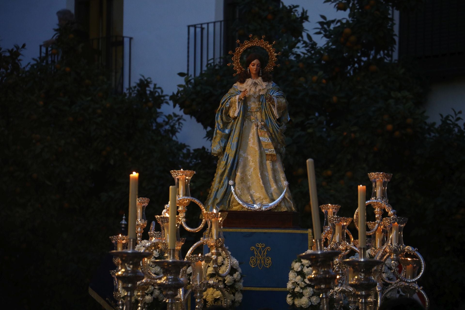 La procesión de la Inmaculada con los jóvenes de Córdoba, en imágenes