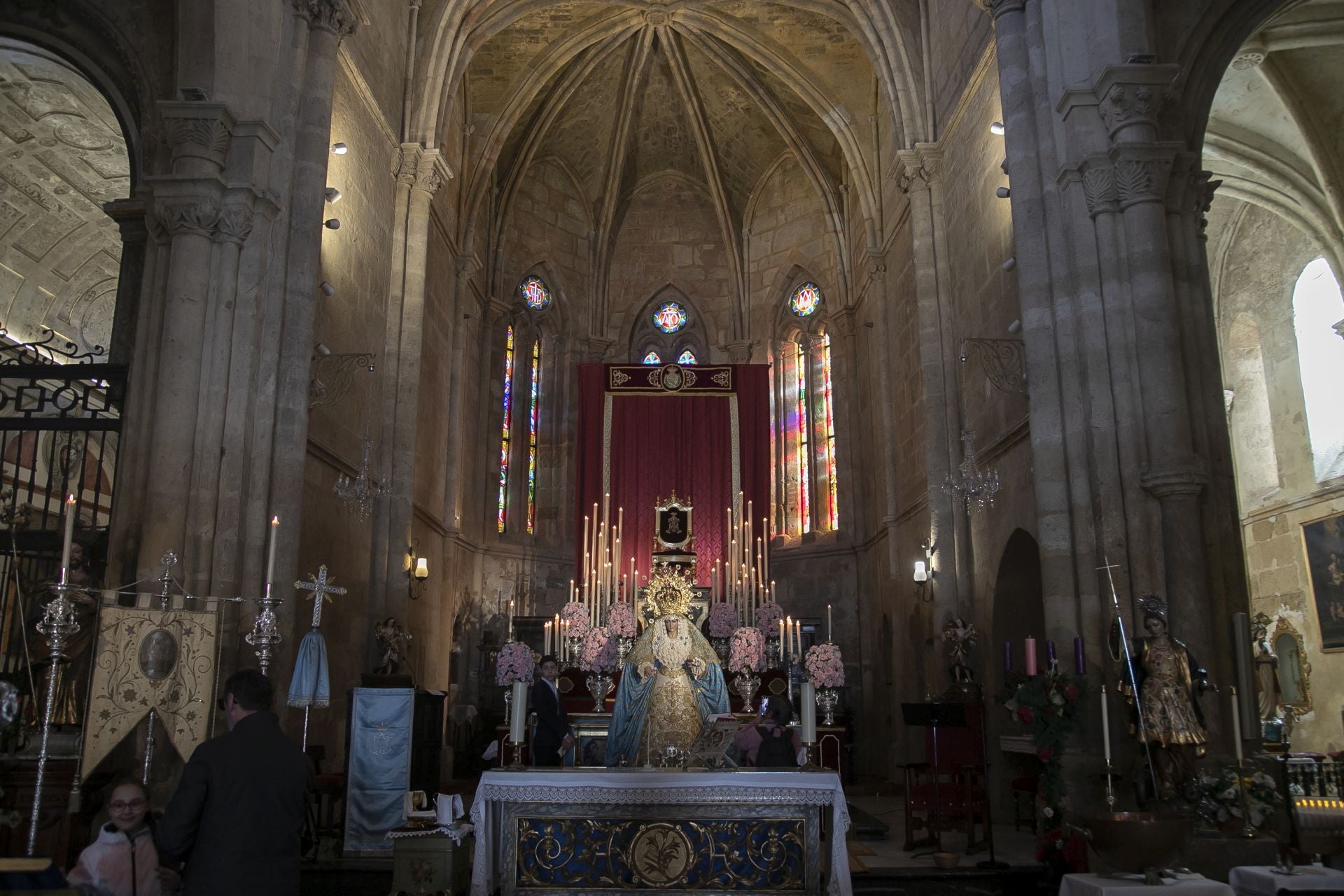 El besamanos a la Virgen de la Alegría de Córdoba por la Purísima, en imágenes