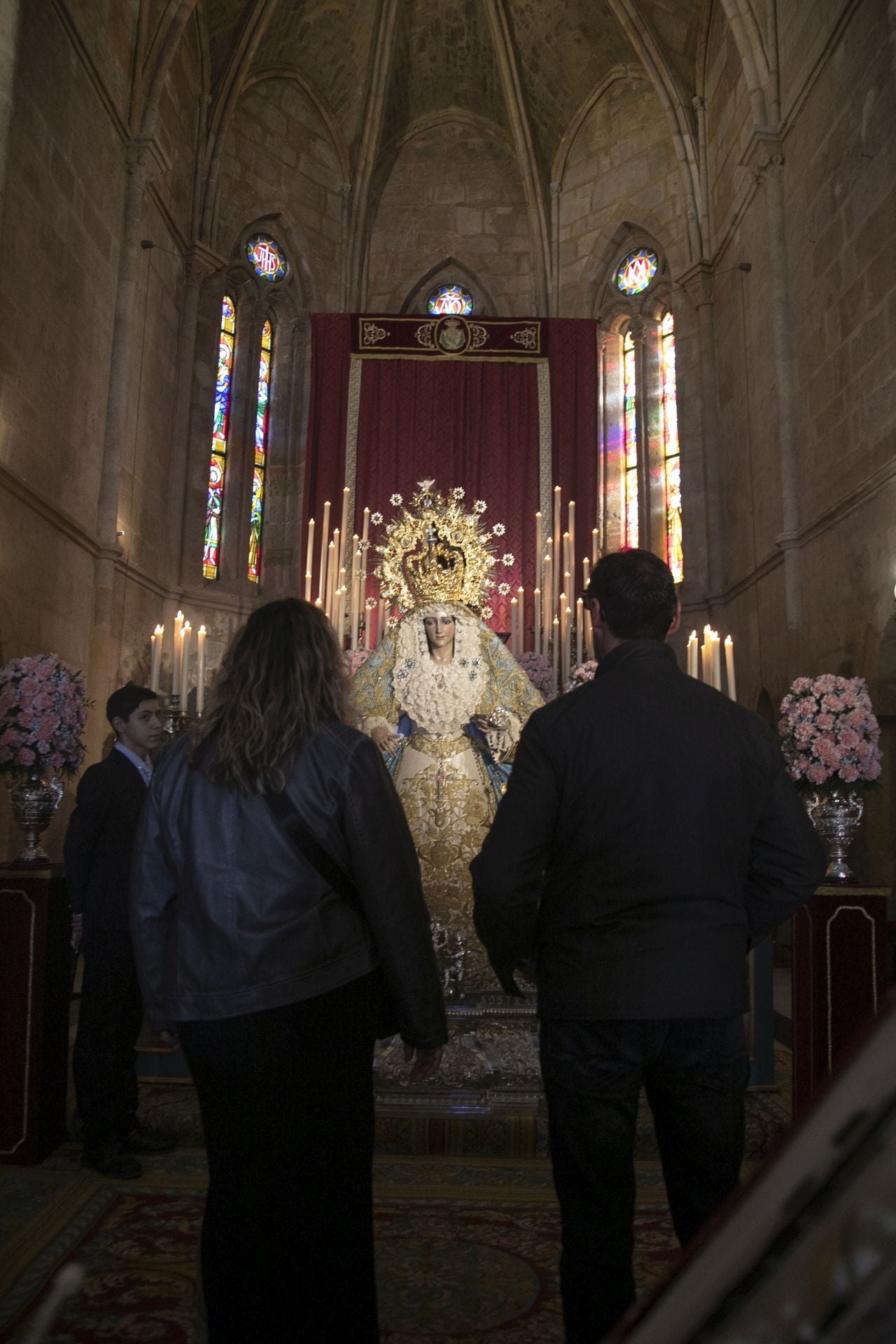 El besamanos a la Virgen de la Alegría de Córdoba por la Purísima, en imágenes