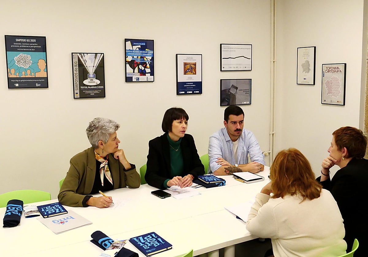 Ana Pontón este martes en Santiago