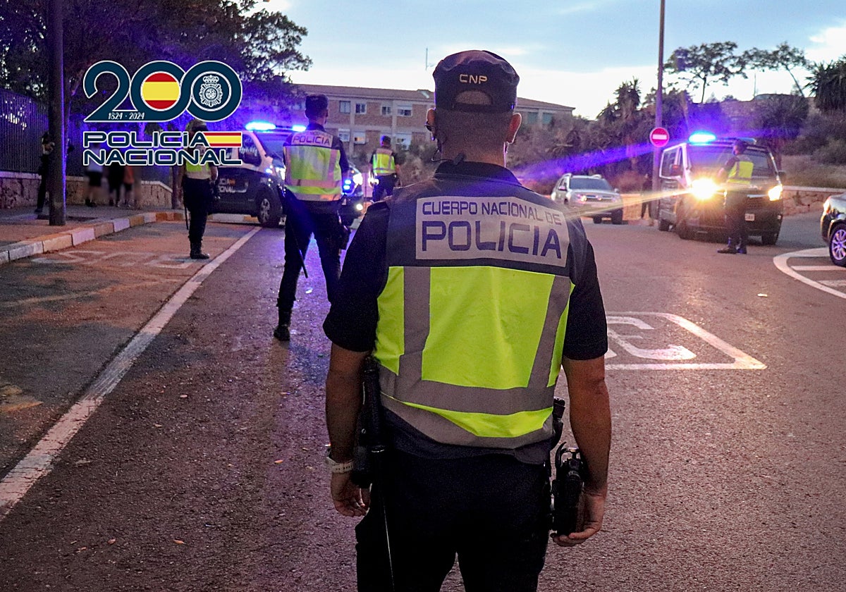 Imagen de archivo de agentes de la Policía Nacional
