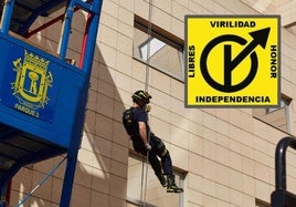 El bombero trans de Madrid hace apología de un grupo antifeminista y supremacista blanco