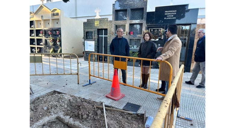 La parcela en el Cementerio Municipal de El Campello donde se va a erigir el monumento