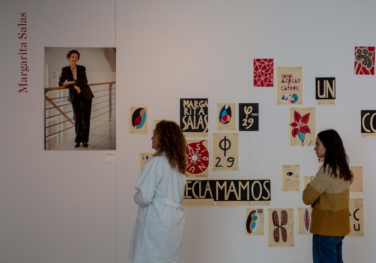 Exposición de CNIO Arte en homenaje a la científica Margarita Salas en Valencia en 2019