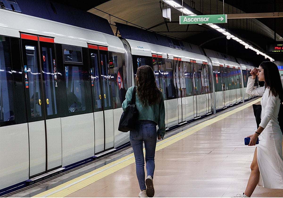 Andén del Metro de Madrid