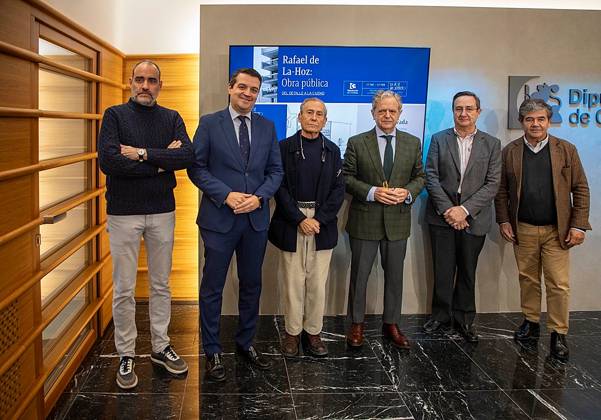Óscar Fernández, José María Bellido, Francisco Daroca y Salvador Fuentes, en la presentación