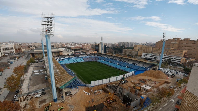 La construcción de la nueva Romareda se extenderá de febrero de 2025 a junio de 2027 con un ahorro de 14 millones