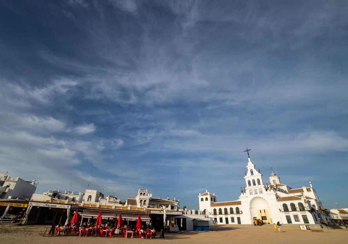 Imagen del santuario de Nuestra Señora del Rocío