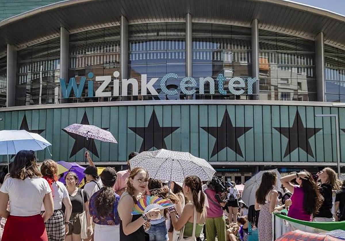 Entrada al WiZink Center antes de conciero de Harry Styles