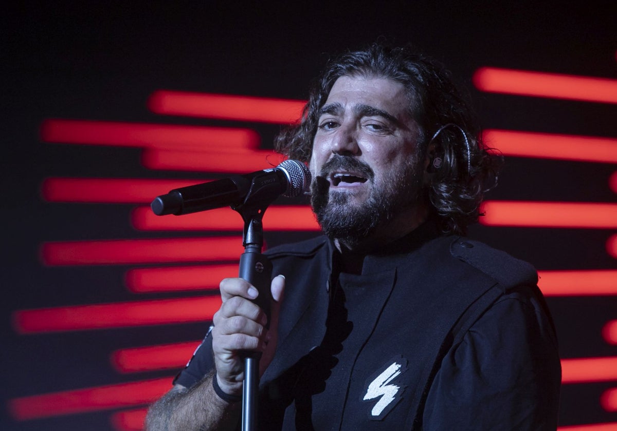 Antonio Orozco, durante un concierto en Córdoba