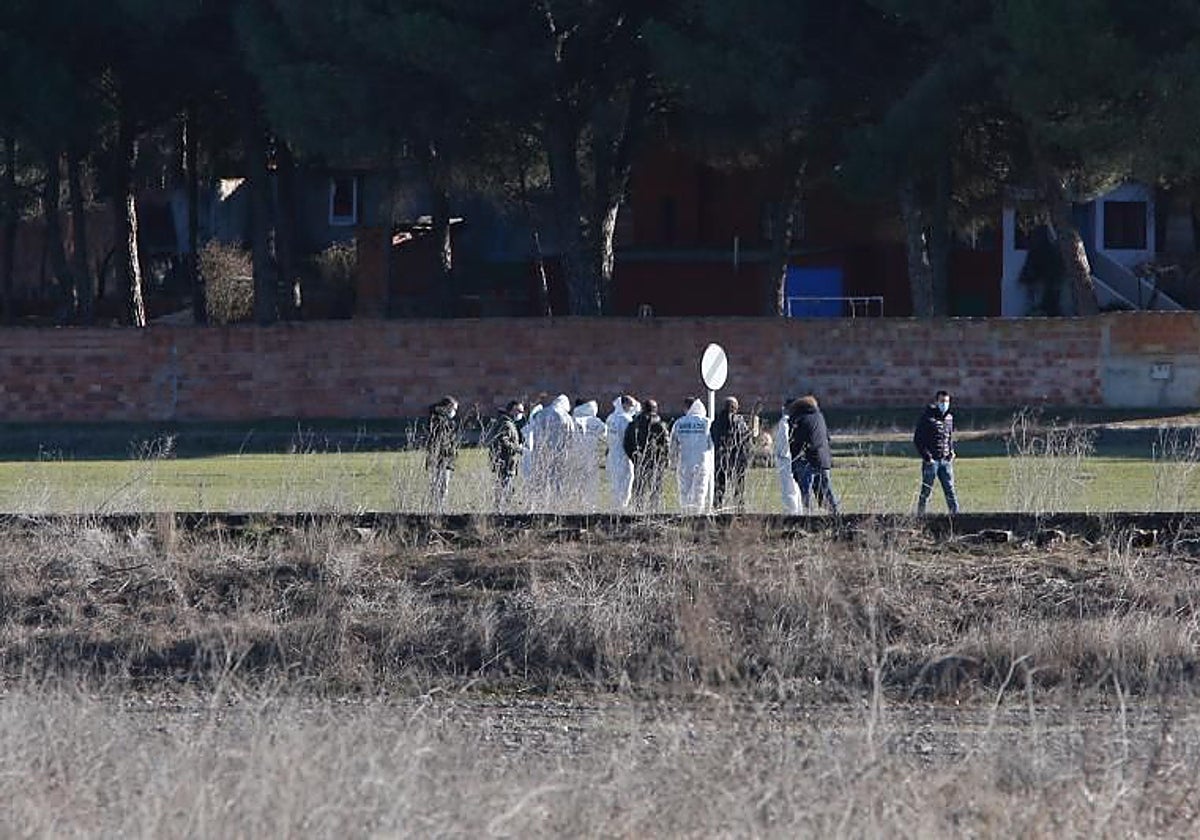 Lugar en el que apareció el cuerpo de la joven Esther López, en las inmediaciones del municipio de Traspinedo (Valladolid)