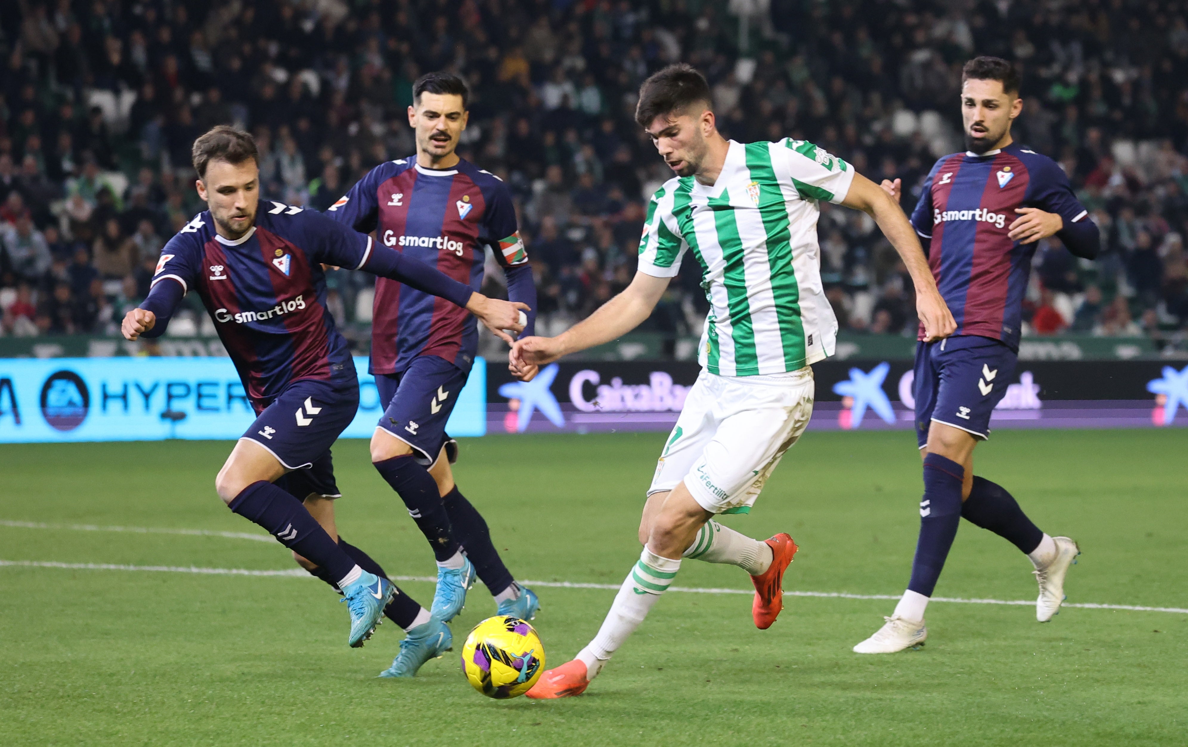 La alegría del triunfo del Córdoba ante el Eibar, en imágenes