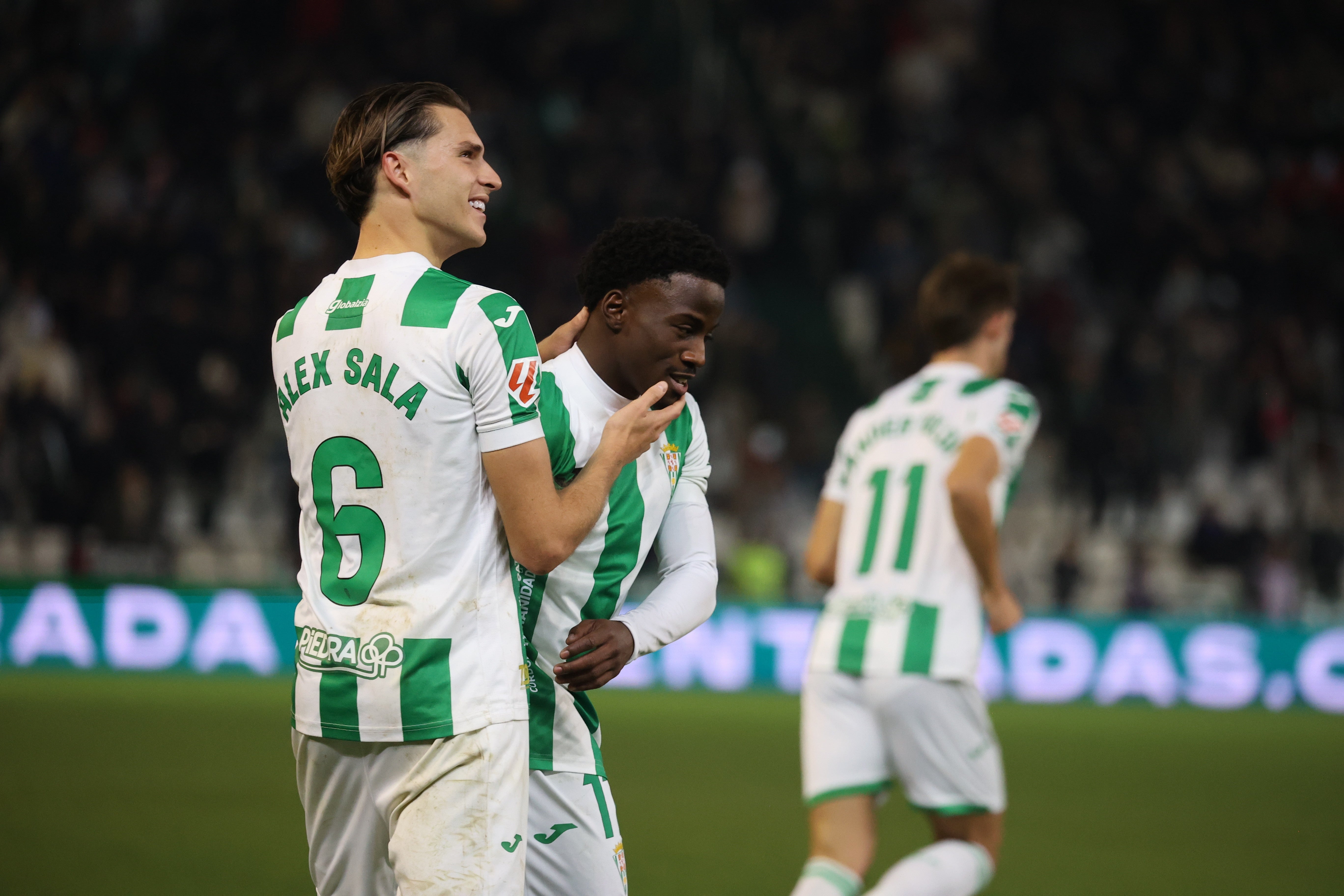 La alegría del triunfo del Córdoba ante el Eibar, en imágenes