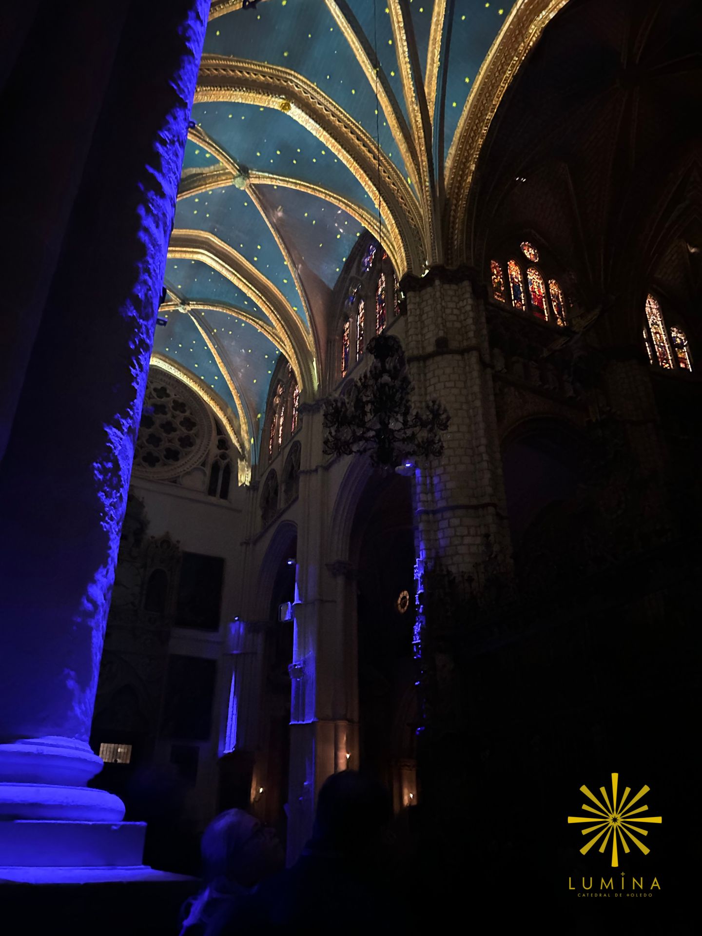 Espectaculares imágenes de &quot;Lumina Catedral de Toledo&#039;, que cumple su primer año de vida